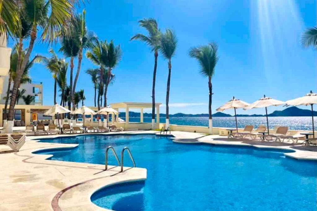 Espectacular Apto A Pie De Playa Con Vista Al Mar Manzanillo Exteriér fotografie