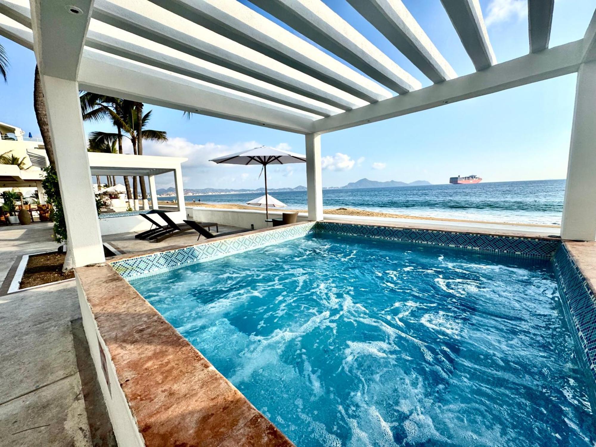 Espectacular Apto A Pie De Playa Con Vista Al Mar Manzanillo Exteriér fotografie